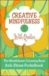 Creative Mindfulness 5 Anti-Stress Pocketbook Adult Colouring Book Cvr